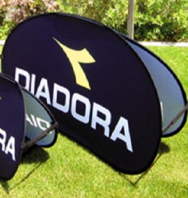 outdoor pop up banners